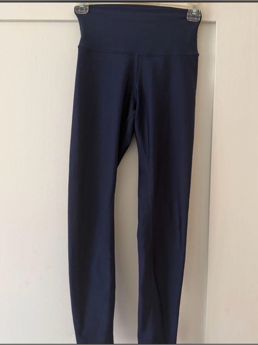 High-Waist Navy Leggings